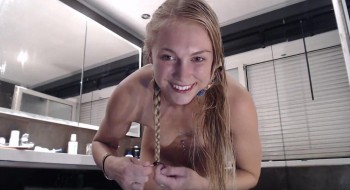 siswet19 – showering and cleaning my cocks